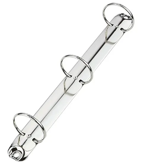 Mini clipe de 3 furos de metal 3 argolas O Ring acessórios de hardware de papelaria