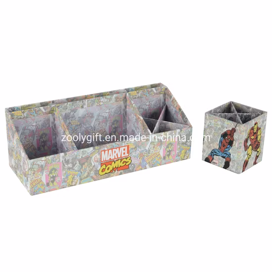 Organizador de papelaria de mesa Acessórios de mesa de escritório com porta-canetas Porta-arquivos Porta-revistas Porta-memorando Material de escritório Organizador de mesa Conjunto de papelaria