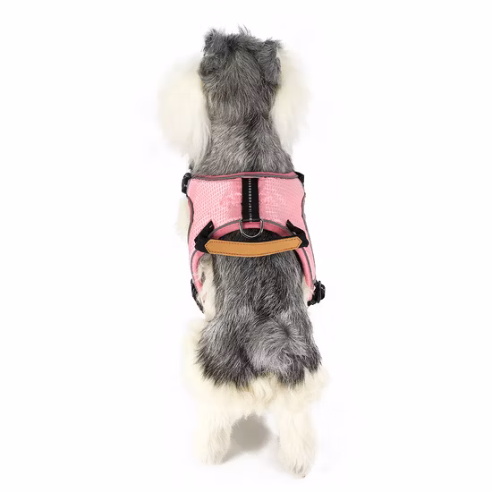 Arnês para cães de viagem leve e reflexivo ajustável sem tração acessórios para animais de estimação